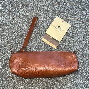 Patricia Nash Embossed Leather Clutch